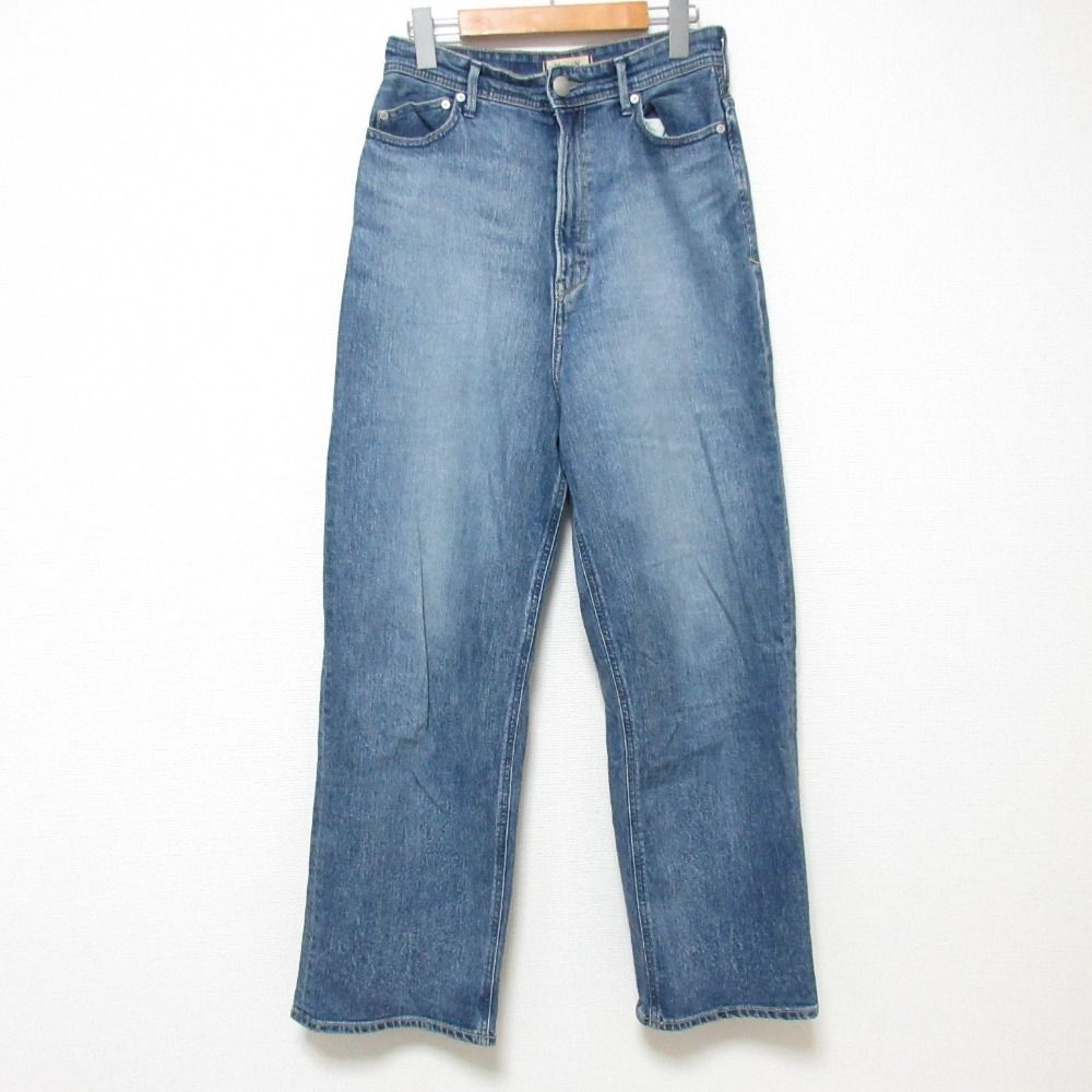 美品 YANUK ヤヌーク JOAN ルーズストレートシルエットジーンズ