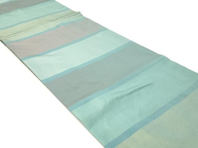 平和屋着物○織物一筋名門 織悦 両面 全通柄 本袋帯 草花間道 金糸