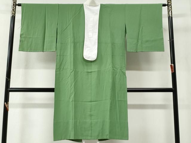 平和屋着物●長襦袢 無双仕立て 童子 松葉色 金彩 正絹 yc