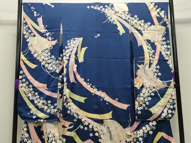 平和屋着物○伊東深水 振袖 十二単 金銀彩 やまと誂製 正絹 逸品