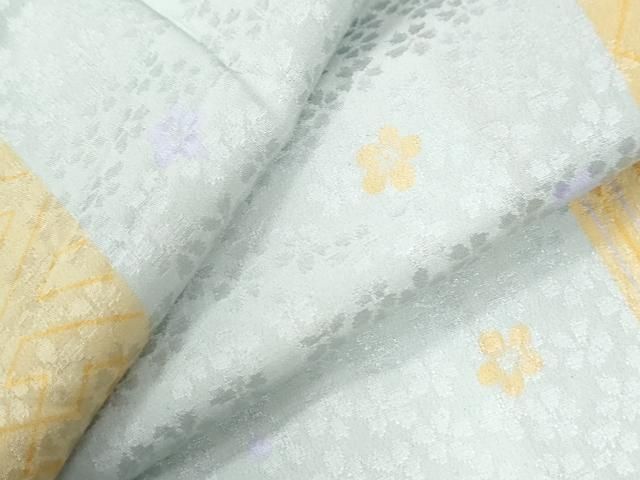 平和屋着物●長襦袢 袷 舞花文 正絹 yc