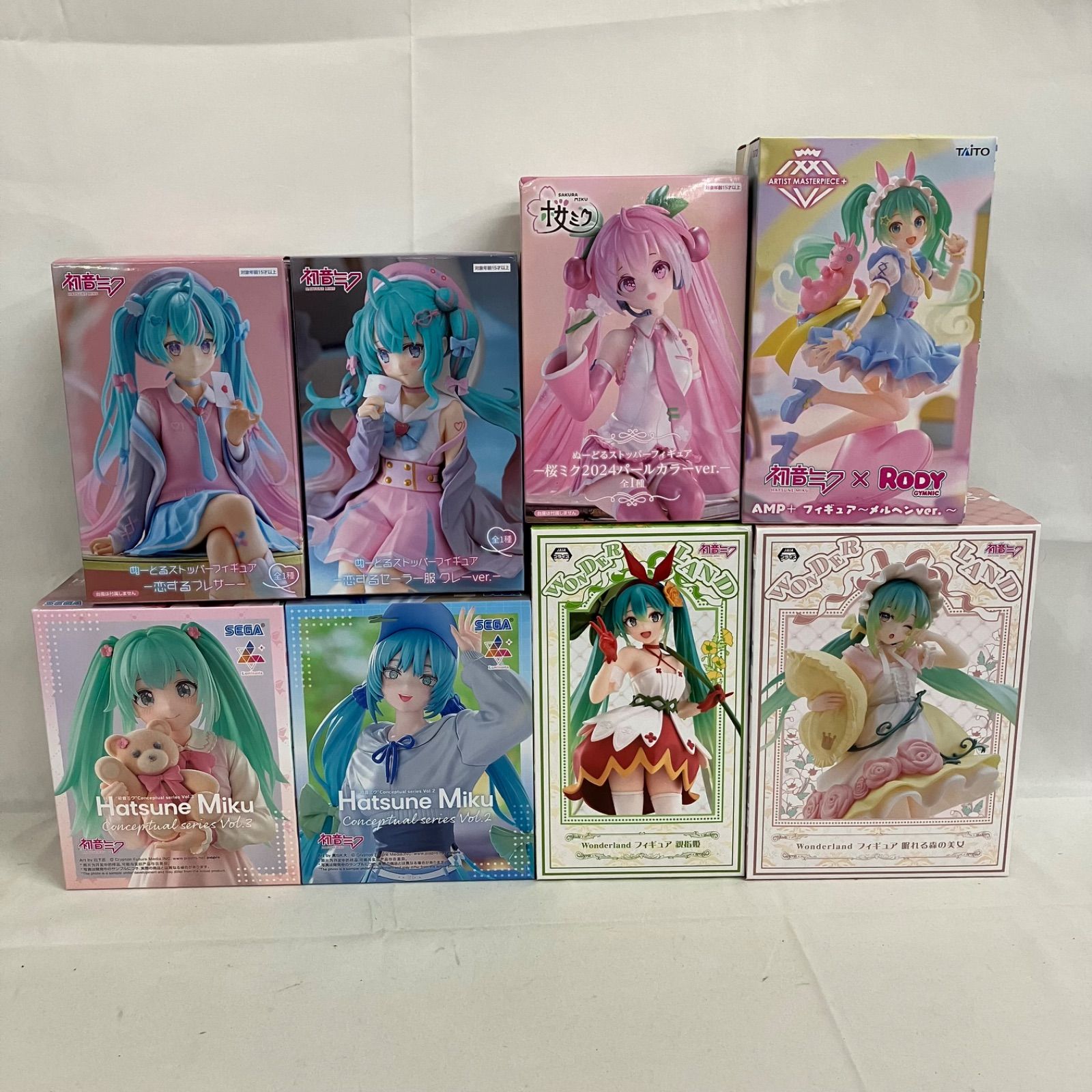 初音ミク ぬーどるストッパー 他 フィギュア セット SFQ 275 c 107