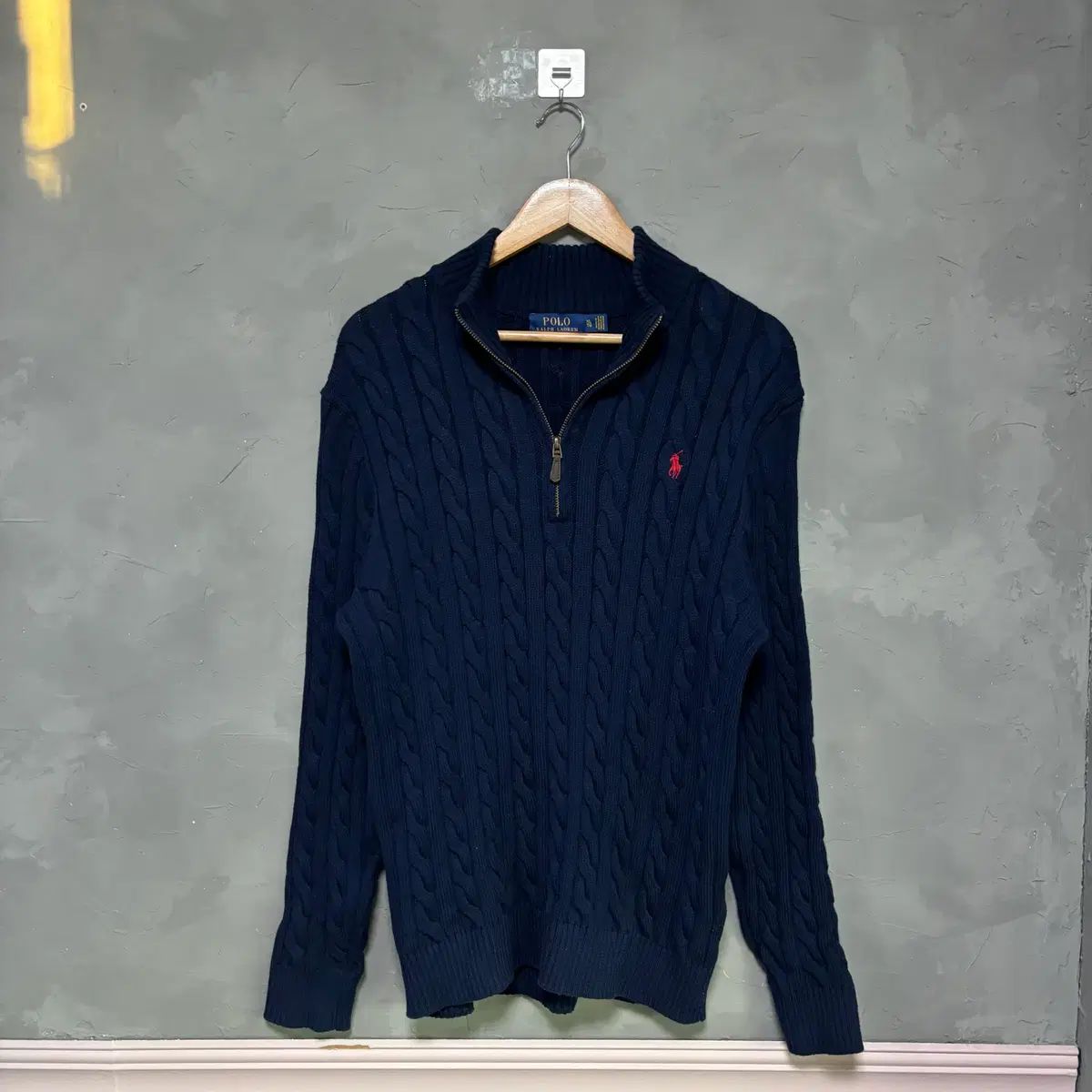 新品未使用 ポロラルフローレン ハーフジップ ケーブルニット M 紺 ネイビー 楽天市場】ラルフローレン POLO Ralph Lauren ケーブル ハーフジップ