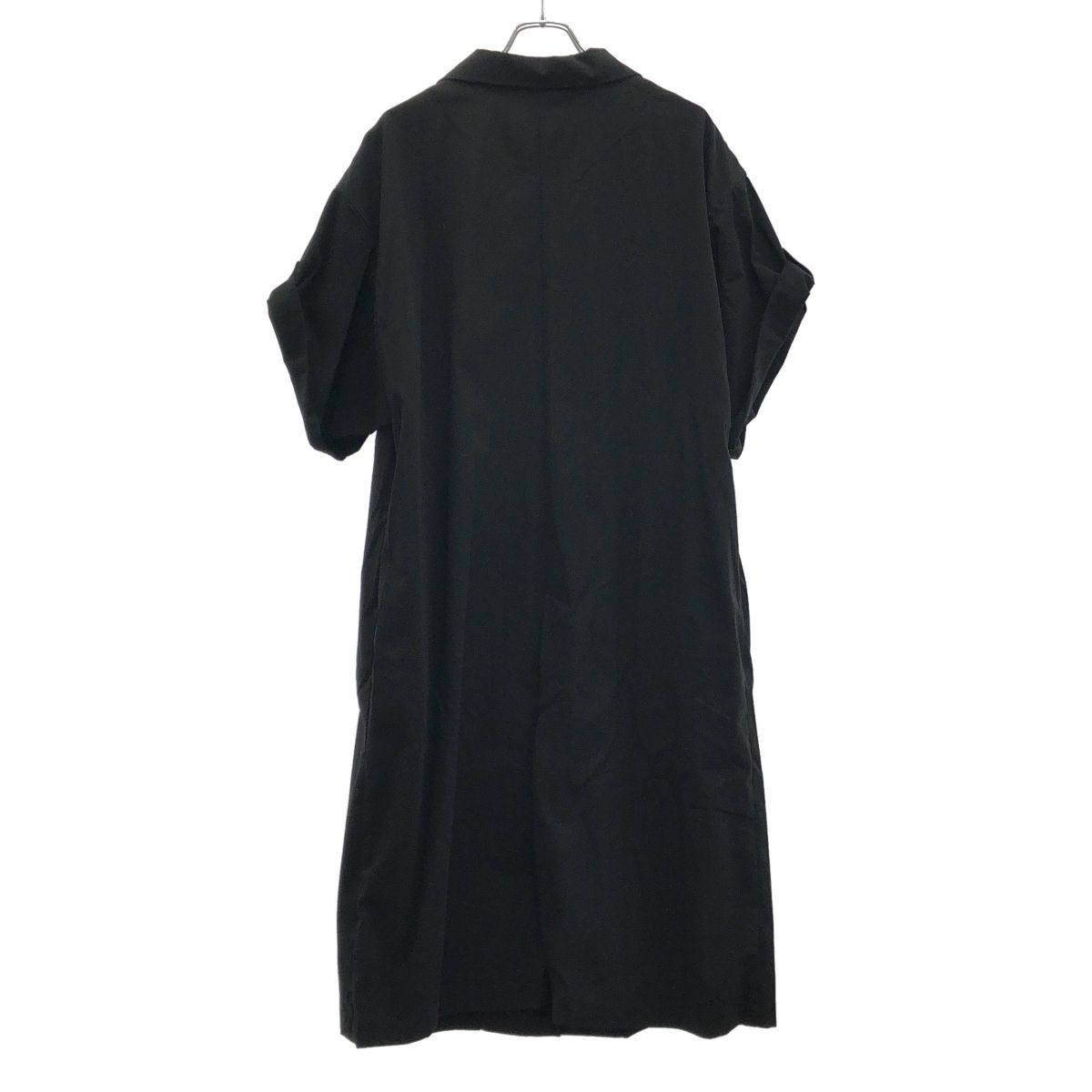 COLUMN コラム ハーフスリーブスタンドカラーコート 21-140-01-010014 ブラック 36