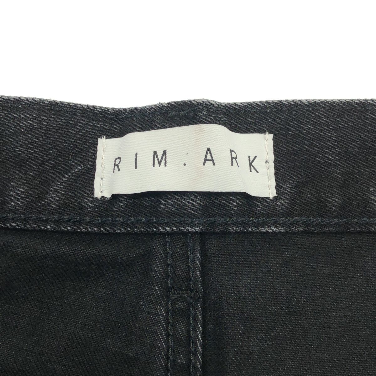 RIM.ARK リムアーク 25AW Middle straight black denim ミドル