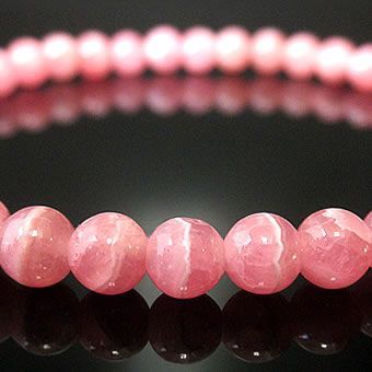 ☆インカローズブレスレット（IncaRose、ロードクロサイト