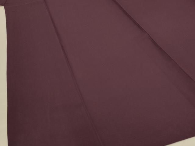  平和屋着物＊夏物 色無地 絽 紫鳶色 正絹 jd 色無地 着物