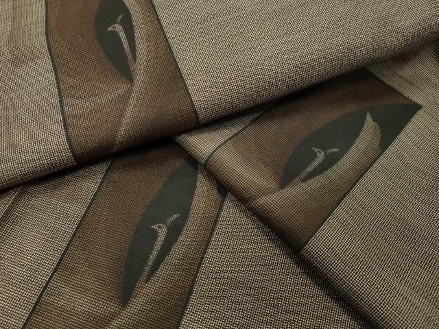 平和屋着物 本場大島紬 9マルキ 色紙重ね鳳凰文 正絹 gh