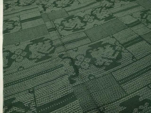  平和屋着物 結城紬 80亀甲 有栖川 正絹 gh 紬 着物