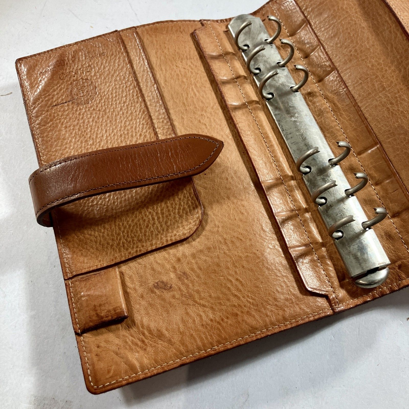  GANZO ガンゾ シンブライドル システム手帳 バイブルサイズ ブラウン 0 5 kg システム手帳 手帳 日記 家計簿