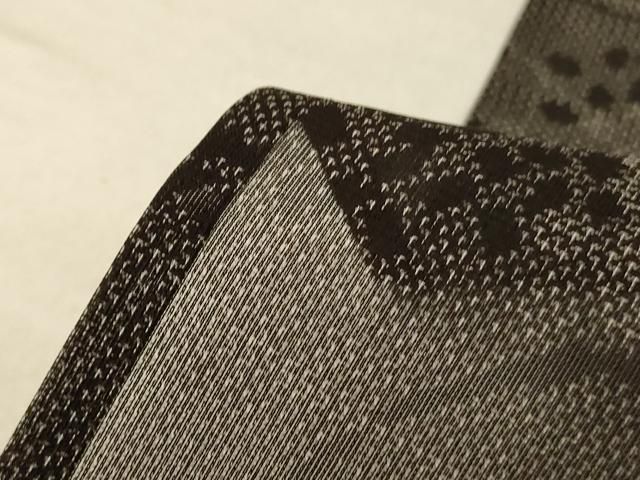  平和屋着物 夏物 本場大島紬 夏大島 草葉文 正絹 jd 紬 着物