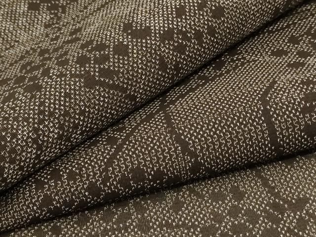 平和屋着物＊夏物 本場大島紬 夏大島 草葉文 正絹 jd