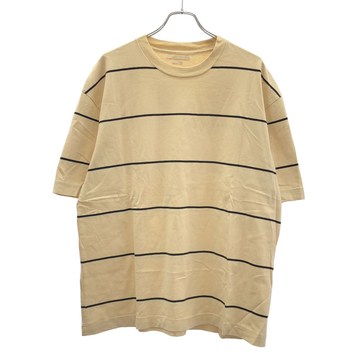 blurhms ブラームス C/NAPP Border Plain Tee  ボーダーTシャツ BHS24S023Bdr ベージュ 3