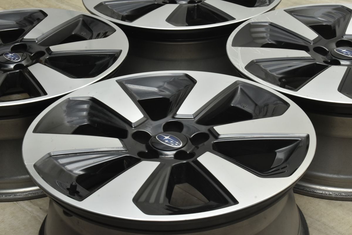 程度良好 スバル SJ フォレスター 17 in 7 J 48 PCD 100 レガシィ アウトバック インプレッサ XV エクシーガ BRZ スタッドレス用等
