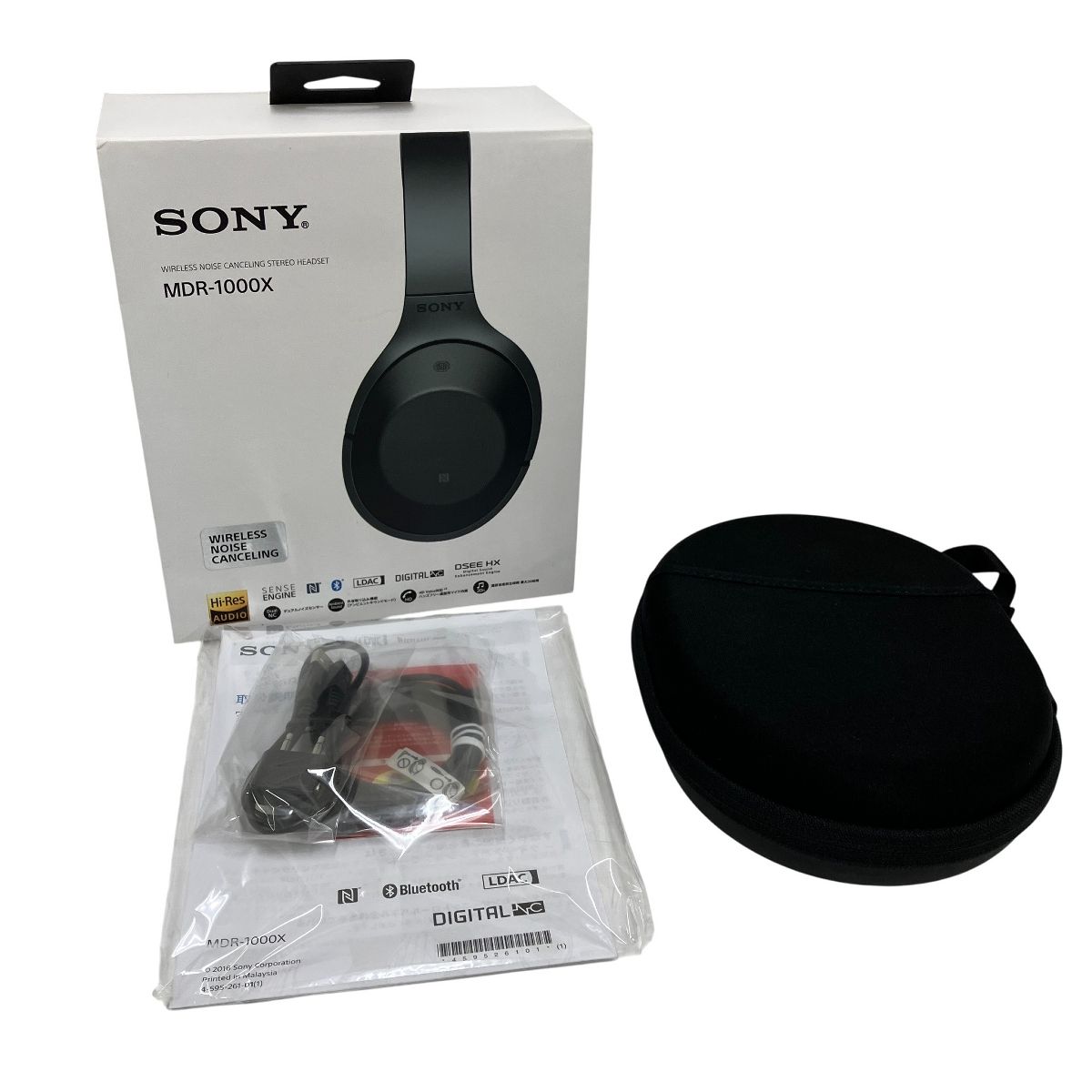 SONY MDR-1000X ヘッドフォン 音響機材 音楽 趣味 ブラック 中古 訳