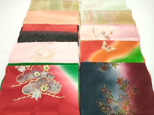 平和屋着物★和装小物　帯揚げ10枚セット　正絹　逸品　CABA9291ju 平和屋着物☆和装小物 帯揚げ10枚セット 正絹 逸品 CABA9293ju