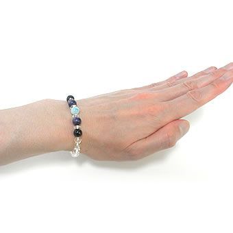 ☆ラリマーの世界三大ヒーリングストーンブレスレット※LLサイズ