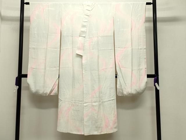 平和屋着物●フランソワーズ モレシャン 振袖用長襦袢 無双仕立て 飛鳥地紋 暈し染め 正絹 gh