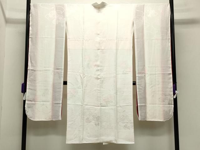  平和屋着物 振袖用長襦袢 袷 鼓花地紋 暈し染め 正絹 gh 長襦袢 長襦袢 半襦袢