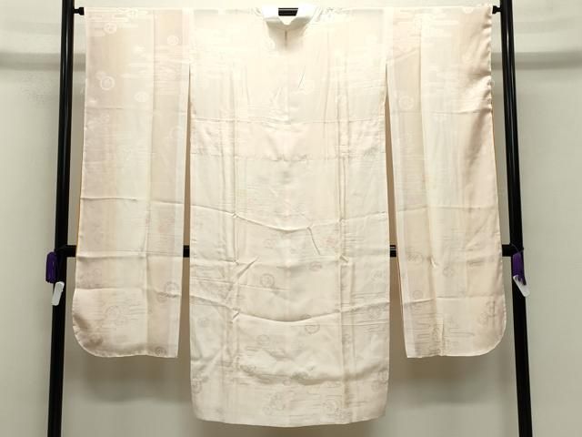 エ霞花丸地紋 暈し染め