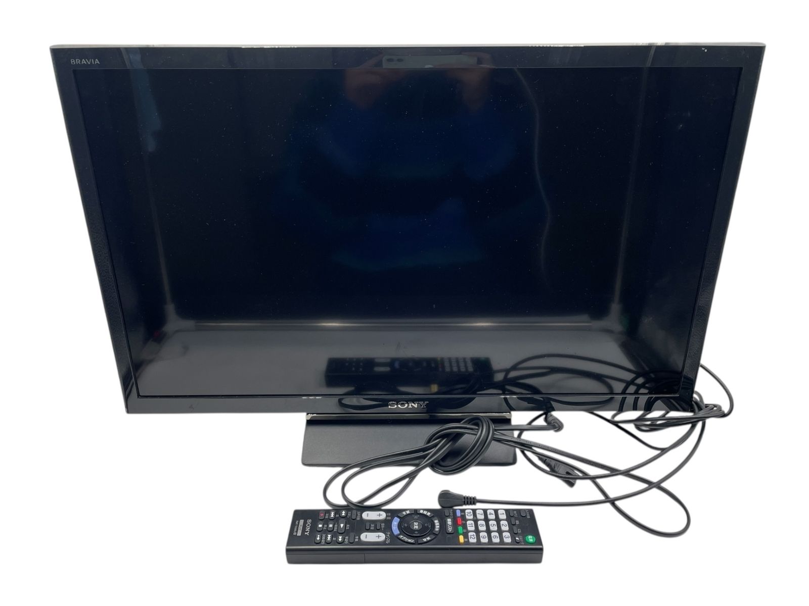 □美品 SONY BRAVIA KJ-24W450E 24V型 液晶テレビ リモコン付 通電確認