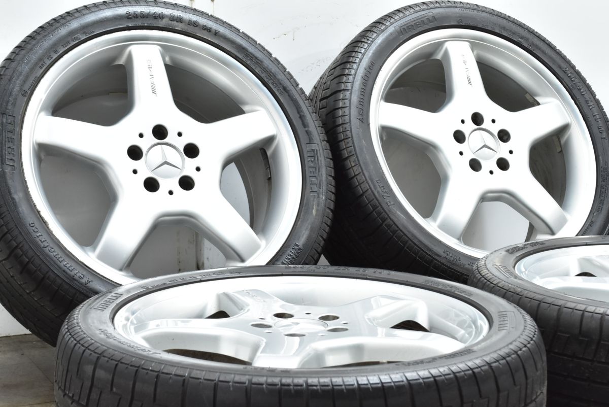 ベンツ W 215 CL 19 in 8 5 J 44 PCD 112 ピレリ P ZERO 255 40 R 品番 ノーマル戻し 交換用