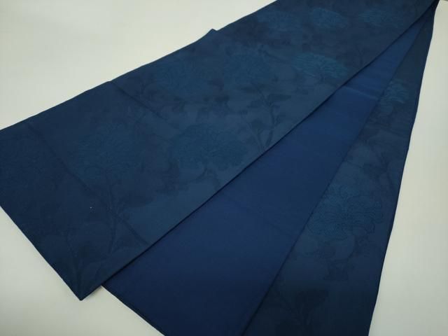 平和屋着物○皇室献上作家 北出与三郎 北出工房 太鼓柄袋帯 舞花文