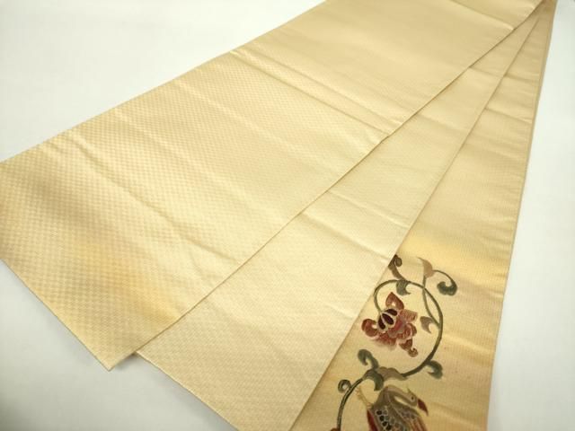 平和屋着物○ひなや工房 くむ・あむ・おる 伊豆蔵明彦 太鼓柄袋帯 総