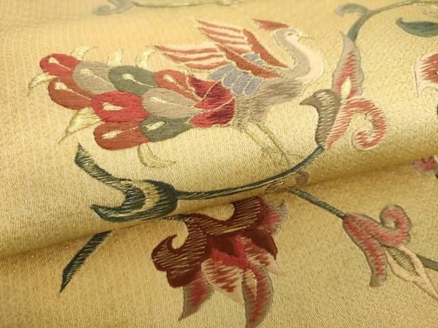 平和屋着物○ひなや工房 くむ・あむ・おる 伊豆蔵明彦 太鼓柄袋帯 総