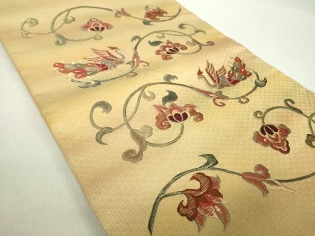 平和屋着物○ひなや工房 くむ・あむ・おる 伊豆蔵明彦 太鼓柄袋帯 総