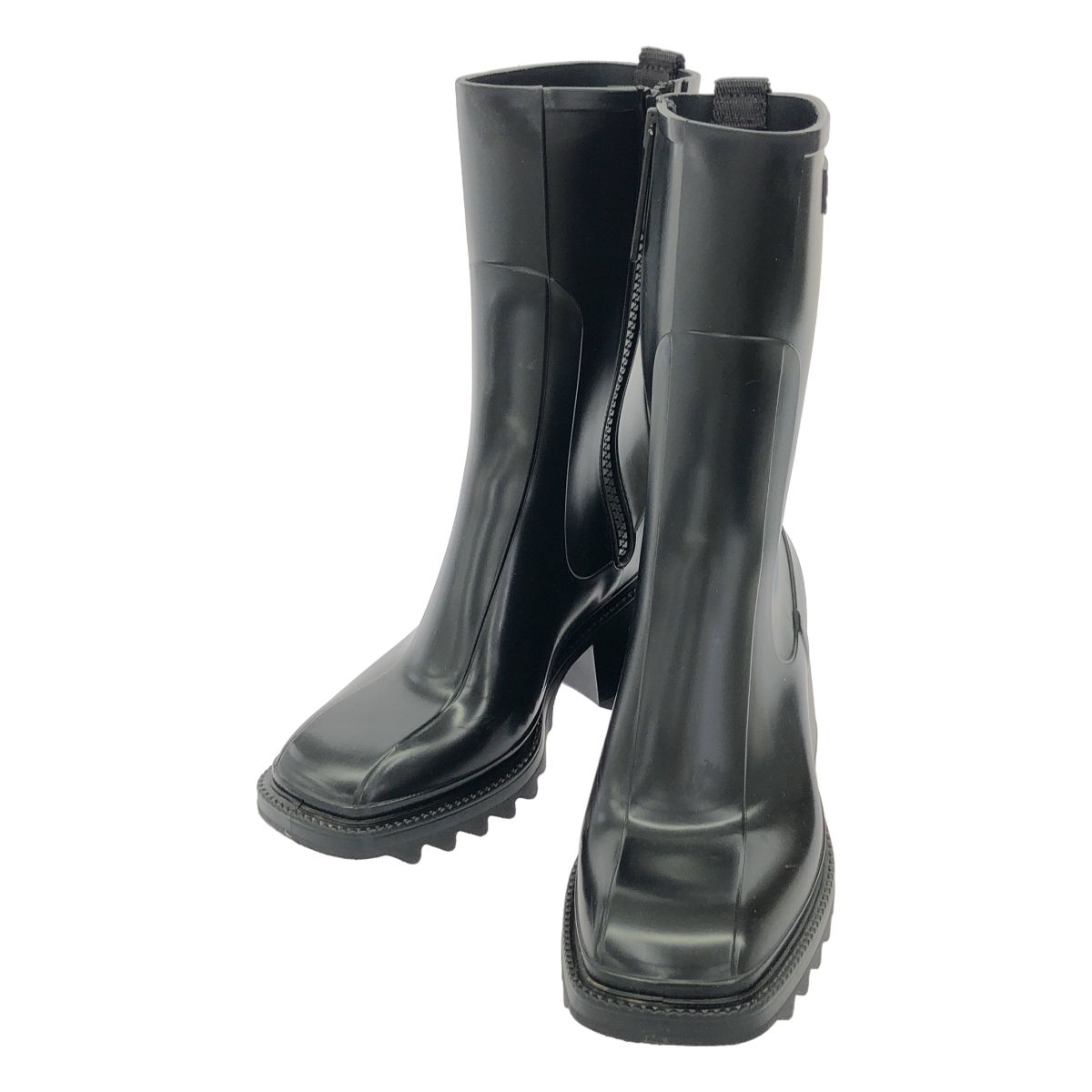 Chloe クロエ BETTY ラバーレインブーツ ブラック 37
