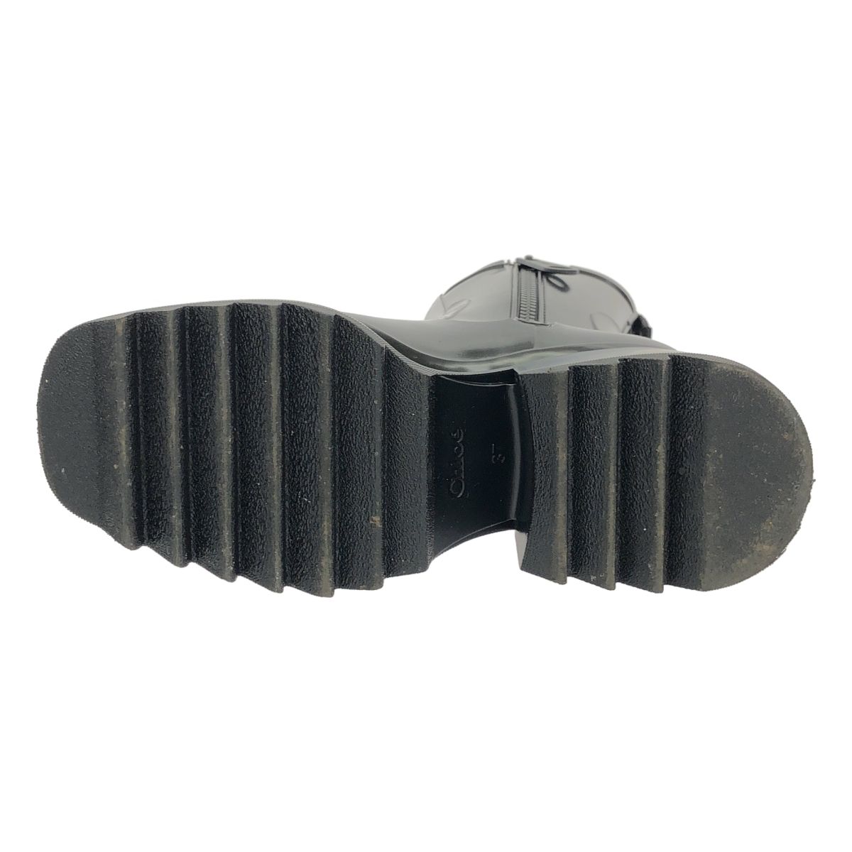  Chloe クロエ BETTY ラバーレインブーツ ブラック 37 長靴 レインブーツ 長靴 レインシューズ