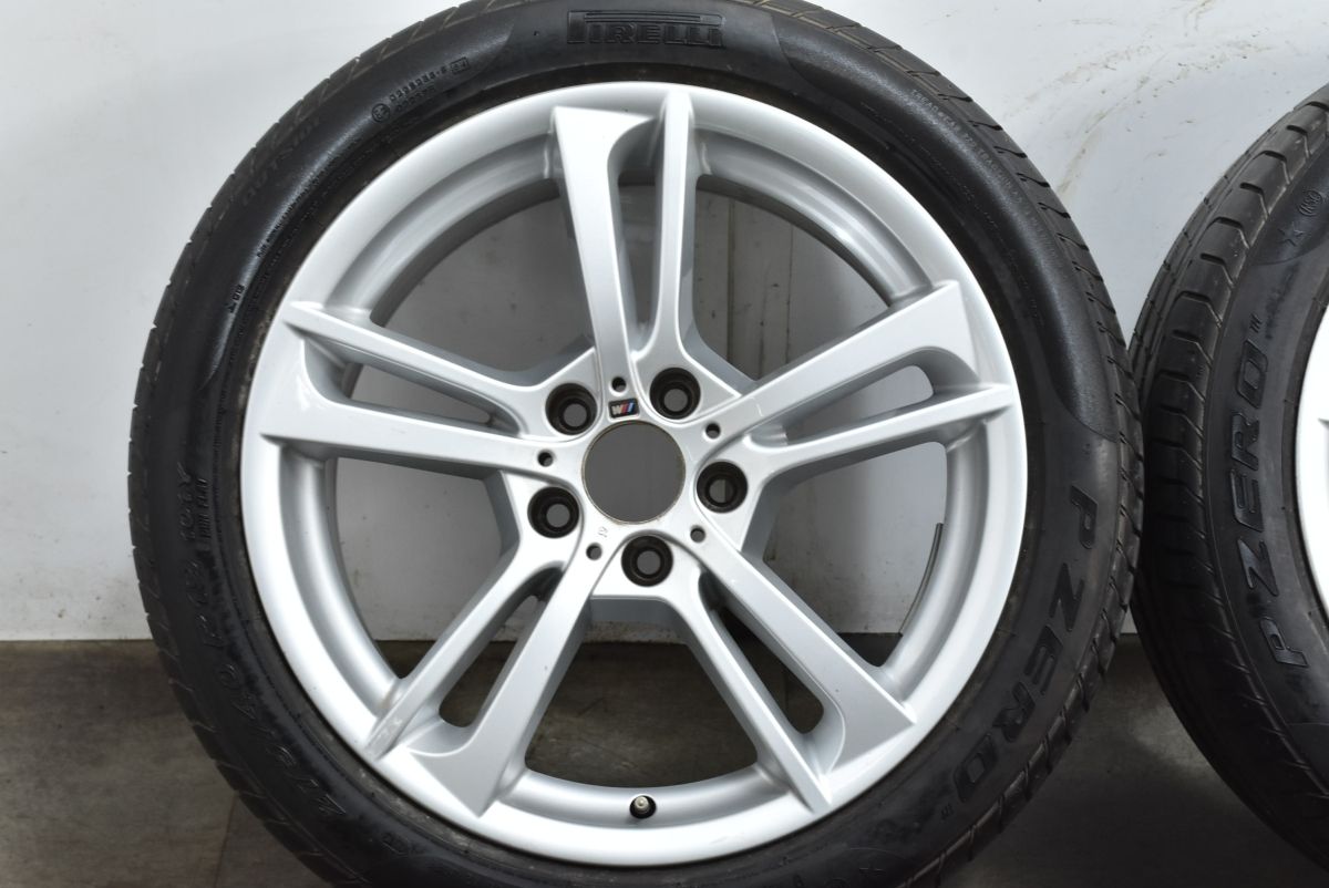  程度良好 BMW F 25 X 3 19 in 8 5 J 38 9 48 PCD 120 P ZERO 245 45 R 275 40 26 4 ダブルスポーク369 7844250 7844251 19インチ タイヤ ホイールセット