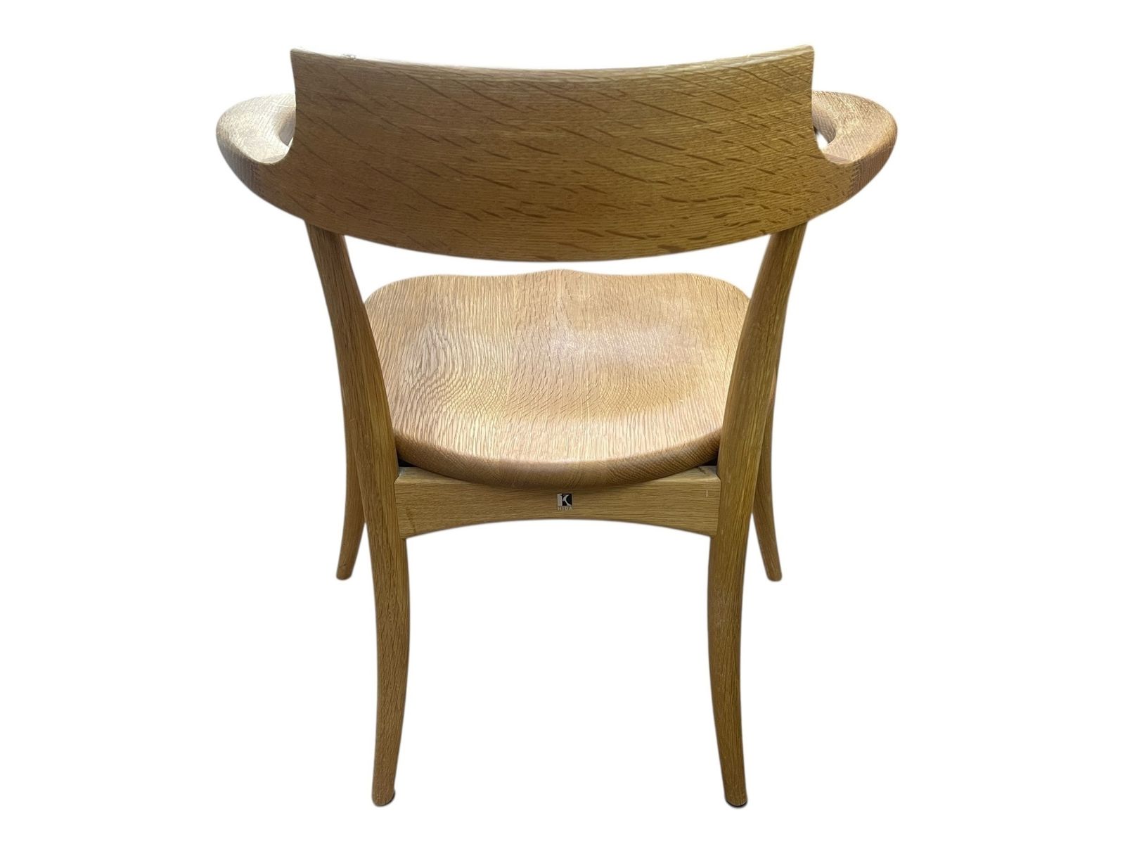 □美品 飛騨産業 SG261A OU 木製チェア アームチェア キツツキ 椅子 1