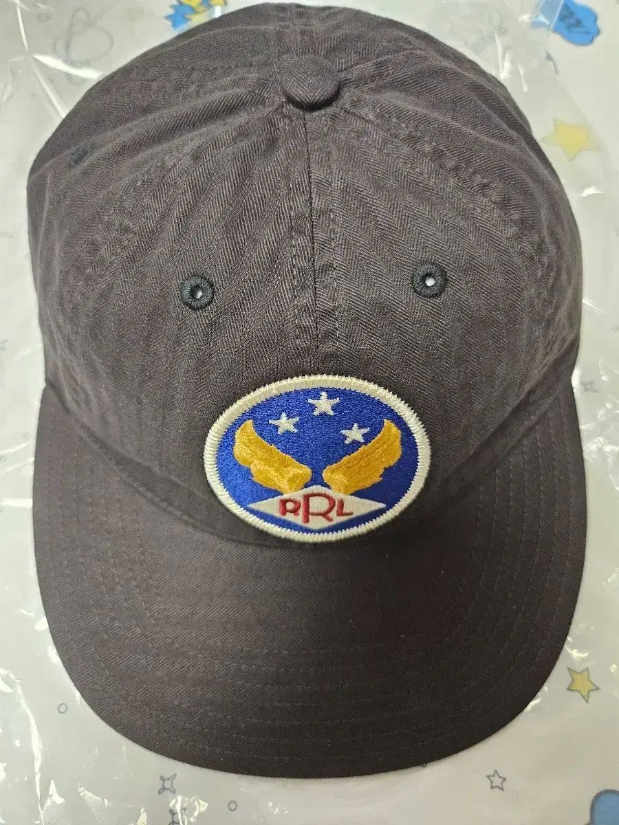 RRL ダブルアールエル ウイングロゴ ベースボールキャップ 帽子 ブラック