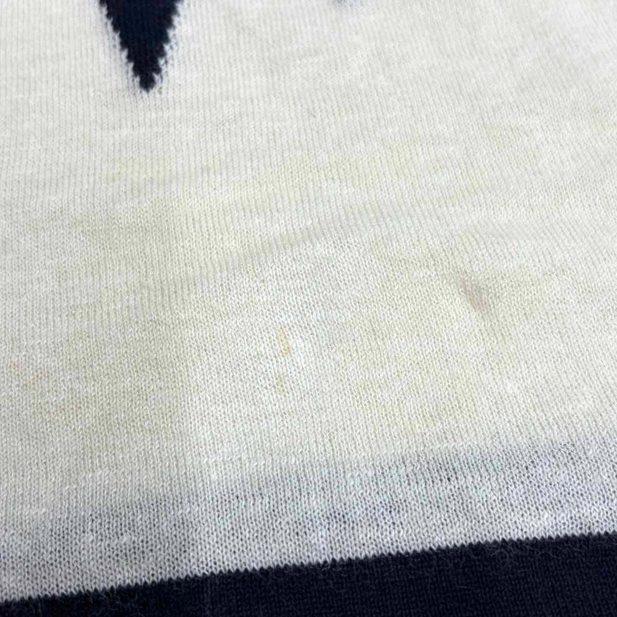 CHANEL シャネル ココマーク リネンカシミヤニットノースリーブ