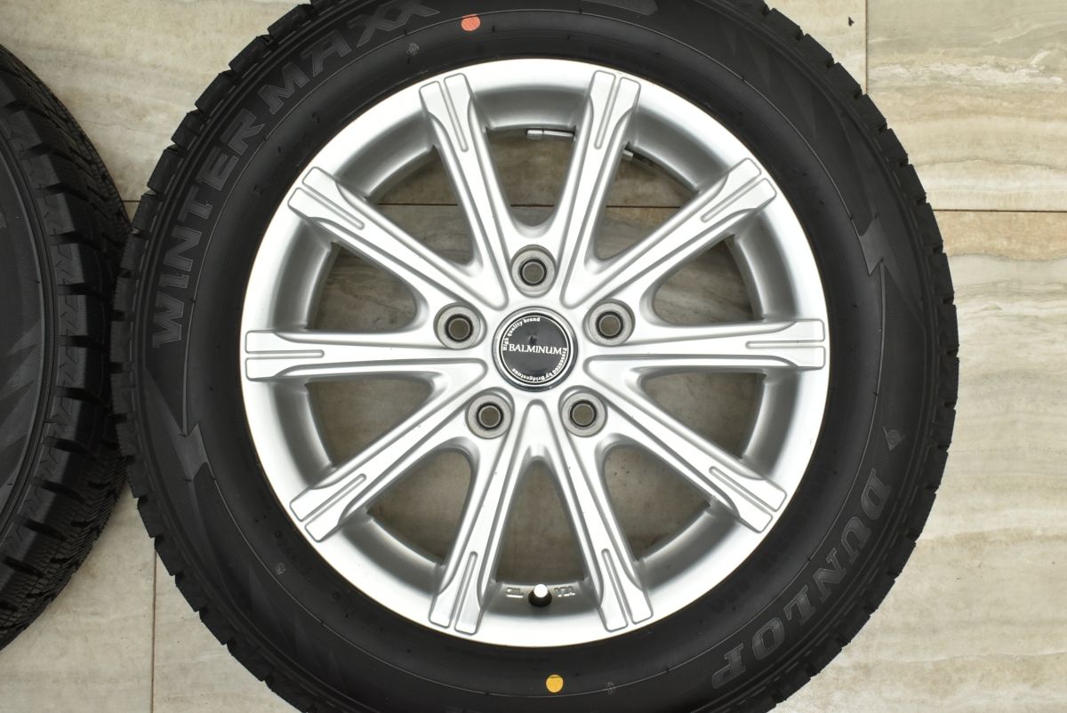  製 バリ溝 バルミナ 15 in 6 J 53 114 3 ダンロップ WM 02 185 65 R GB 5 7 8 GT フリード ハイブリッド ノア ヴォクシー 15インチ タイヤ ホイールセット