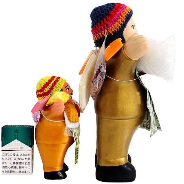 ☆ビッグ☆本物のエケコ人形 LLサイズ：約32cm 製造国：ペルー