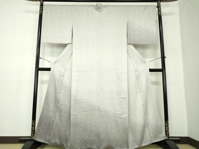 平和屋着物●名門 藤娘きぬたや 総絞り 杢目絞り 訪問着 霞文 暈し染め 正絹 ♥ ps