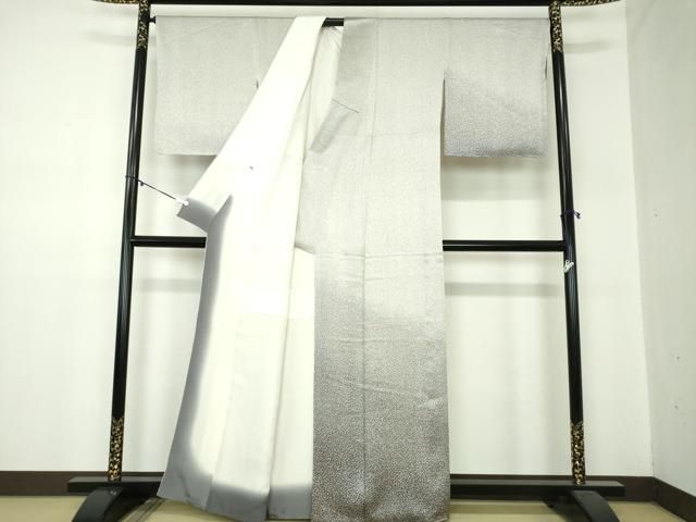 平和屋着物●名門 藤娘きぬたや 総絞り 杢目絞り 訪問着 霞文 暈し染め 正絹 ♥ ps