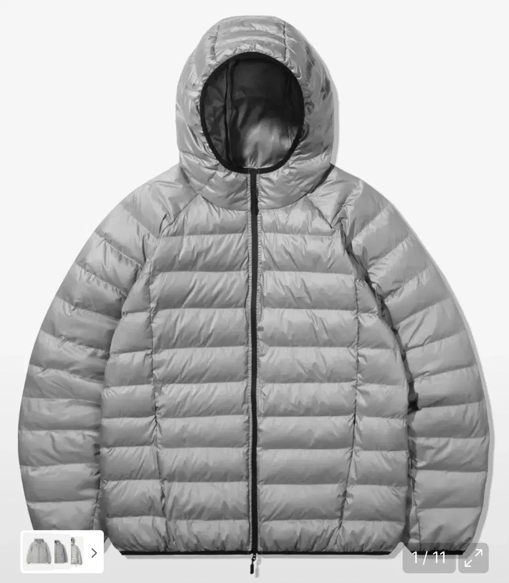 TRILLION 軽量ダウン_グレー M