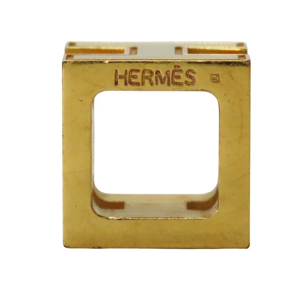 エルメス　ゴールド×オレンジ　カージュドアッシュ　Hキューブ　チャーム 楽天市場】【ジュエリー】HERMES エルメス カージュドアッシュ H