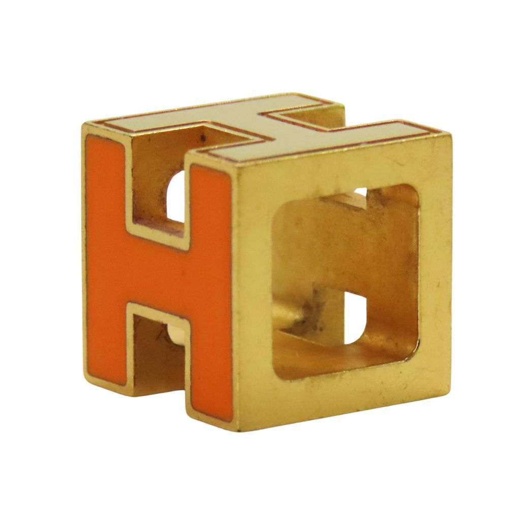 中古】HERMES エルメス カージュドアッシュ Hキューブ ネックレス