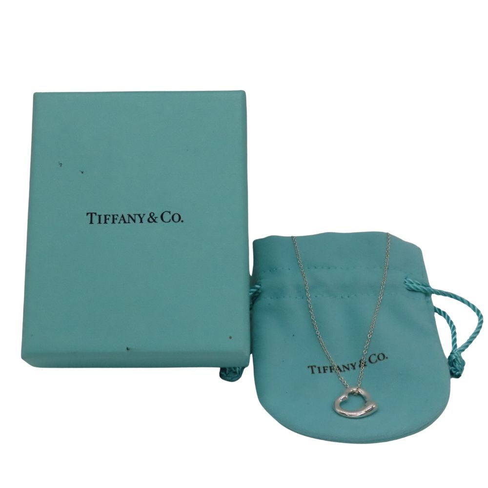 TIFFANY & Co. ティファニー オープンハート ネックレス SV925 Ag925