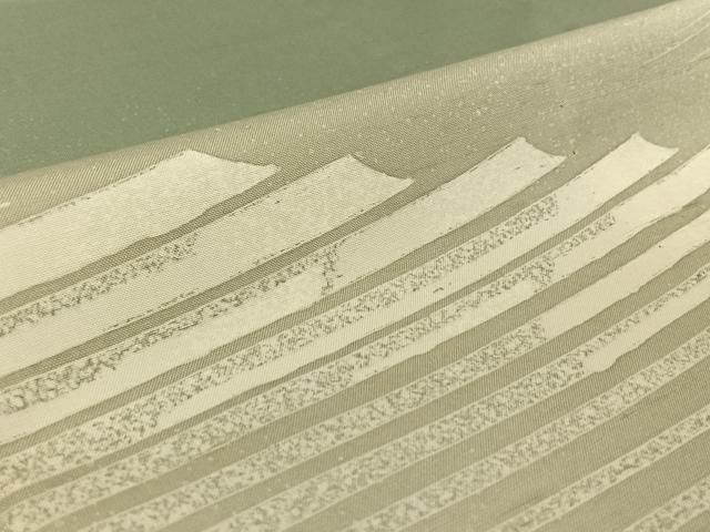 平和屋着物▽石川県指定無形文化財 牛首紬 白山工房 手織り 訪問着 単