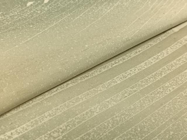 平和屋着物▽石川県指定無形文化財 牛首紬 白山工房 手織り 訪問着 単