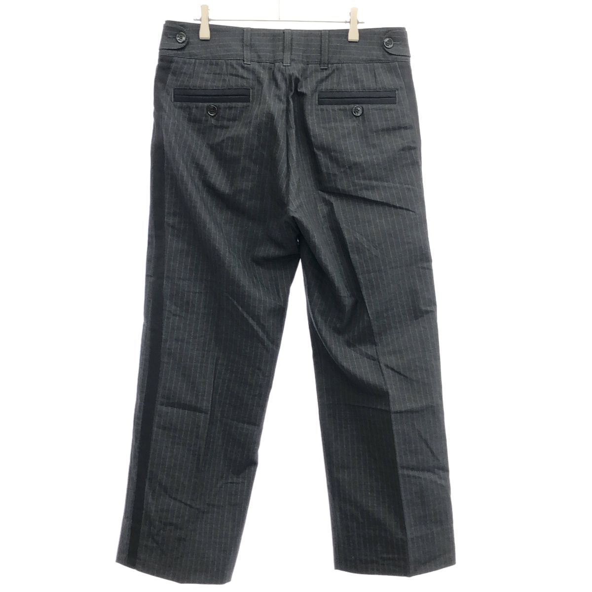 DOLCE&GABBANA ドルチェ＆ガッバーナ ウールストライプイージー