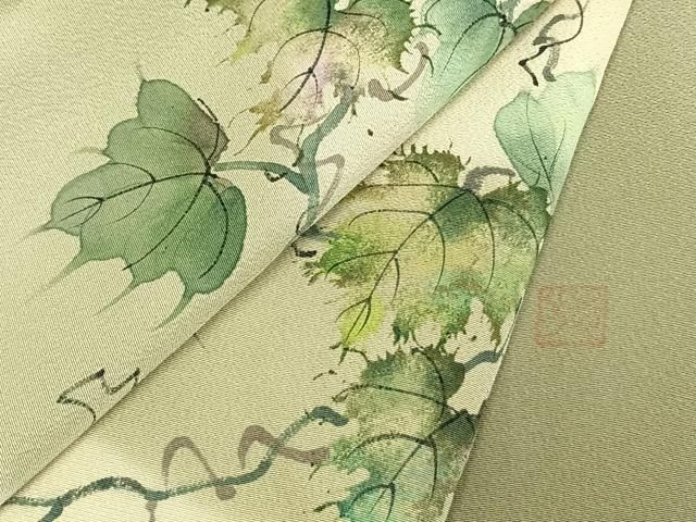 手描き 蔦の葉文