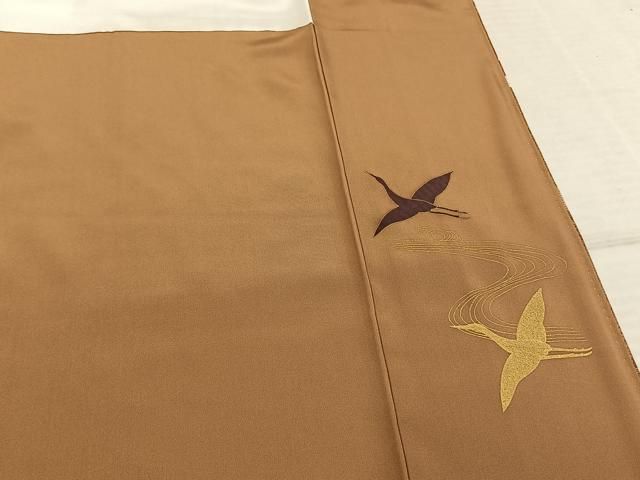 豪華色留袖 御所車花鳥文