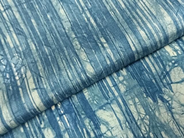 平和屋着物○本場染大島紬 藍 霞文 正絹 逸品 AABE1830fy - メルカリ